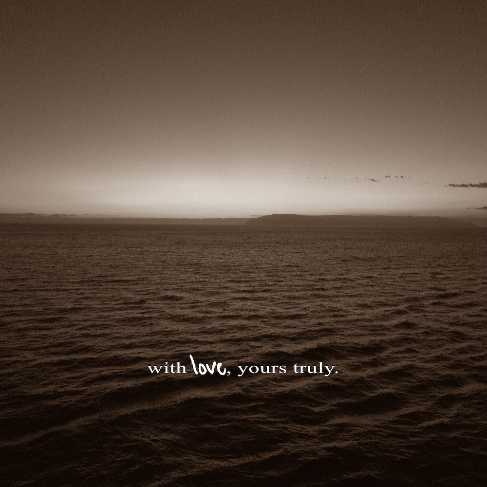 with love, yours truly. (Front)